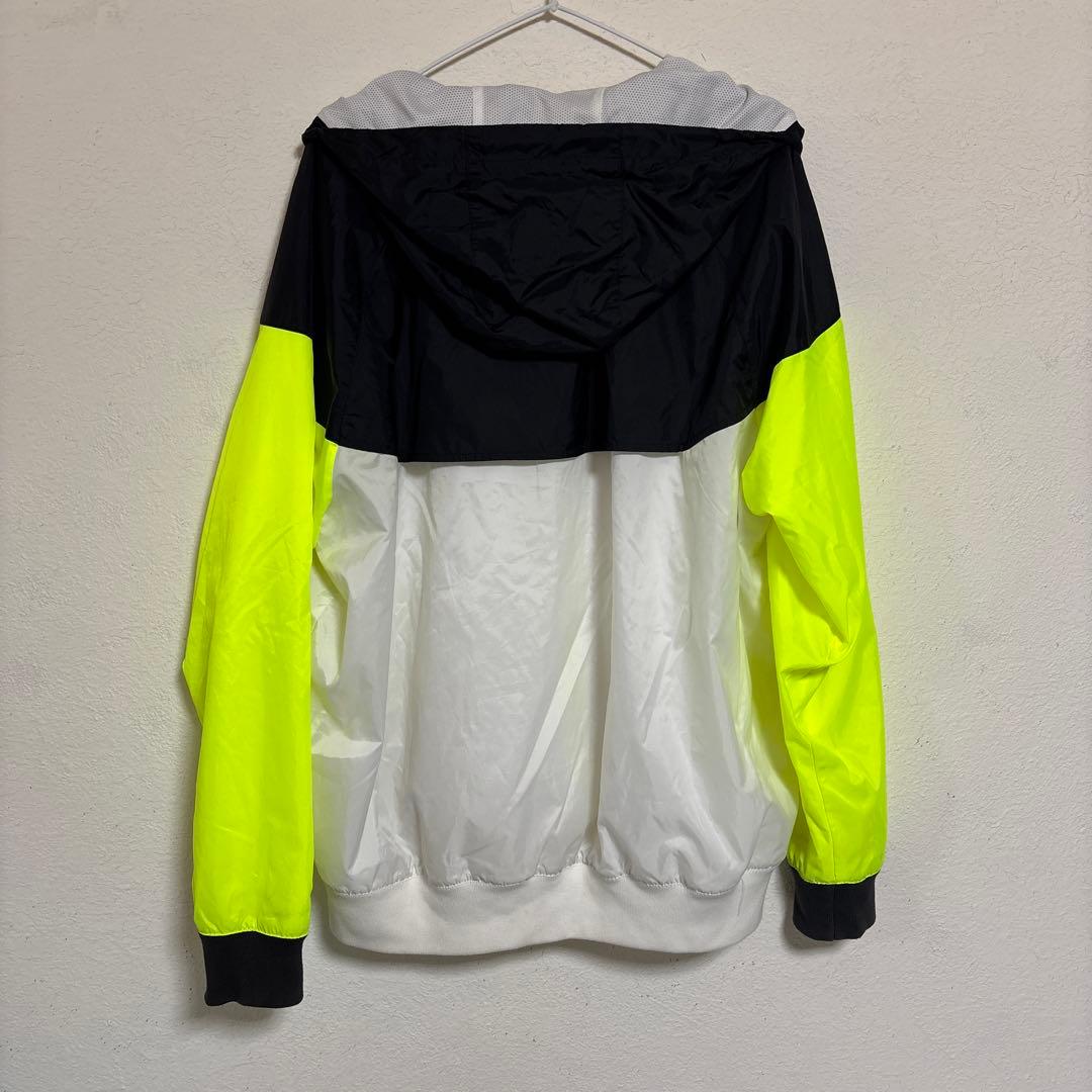 ⚫︎NIKE ウィンドランナー フーディ ジャケット 103WHITE/VOLT