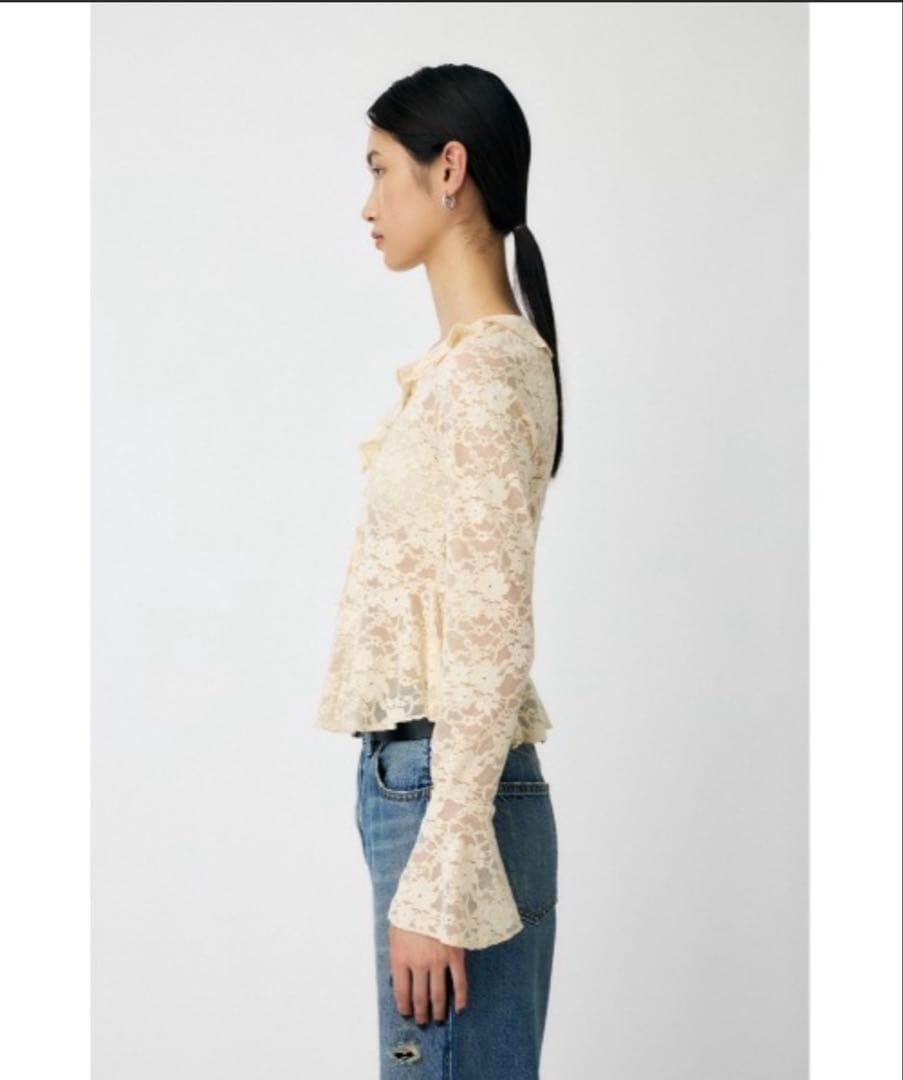 MOUSSY フリル レース ブラウス
