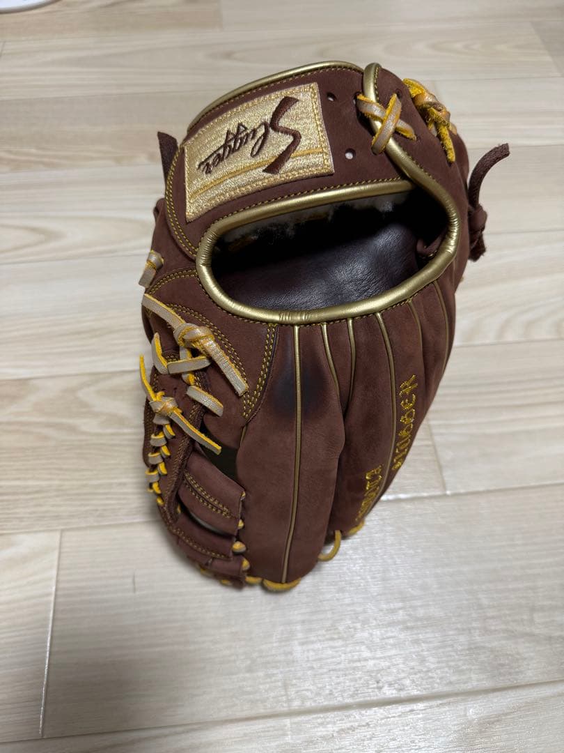 ⚾️久保田スラッガー 軟式用グローブ スエードブラウン×アンティークゴールド⚾️