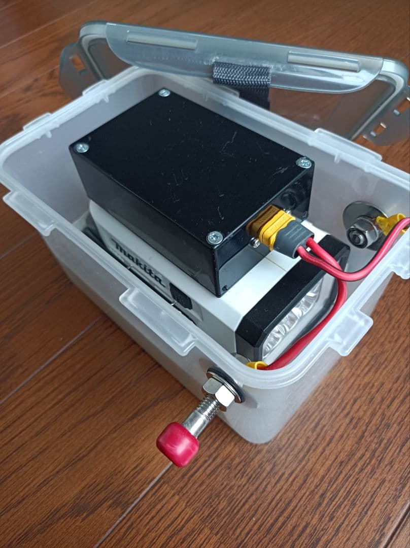 18V&14.4V対応マキタライト付き電動リールアダプター