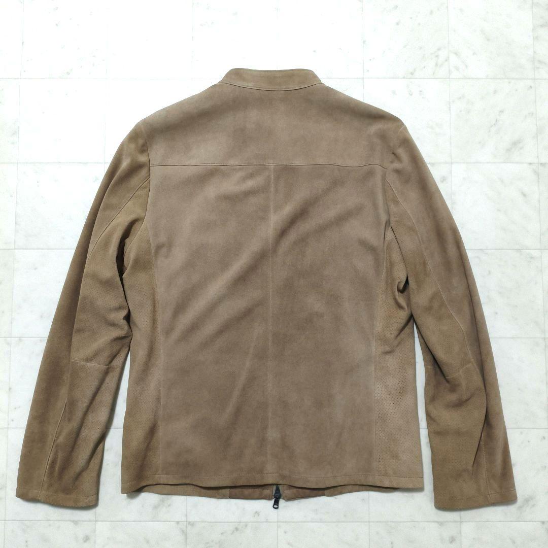 新品 2025SS JOSEPH ABBOUD ゴートスエードシングルライダース