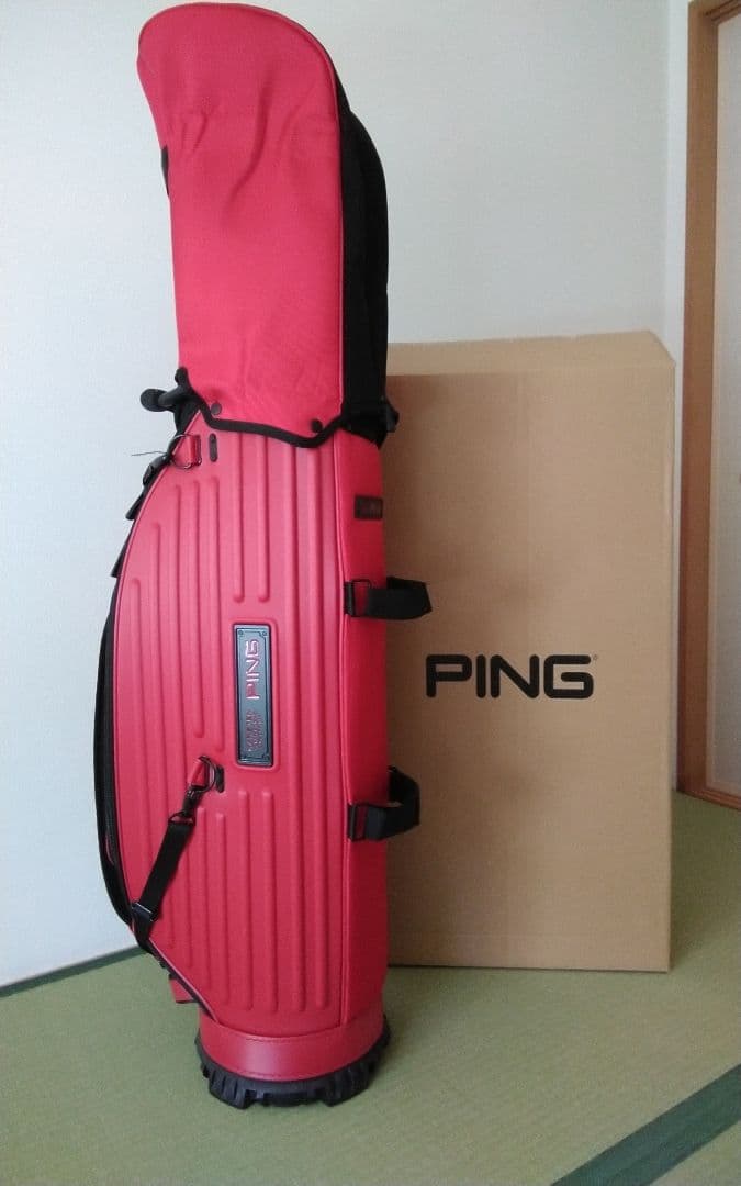 PING ゴルフバッグ 赤