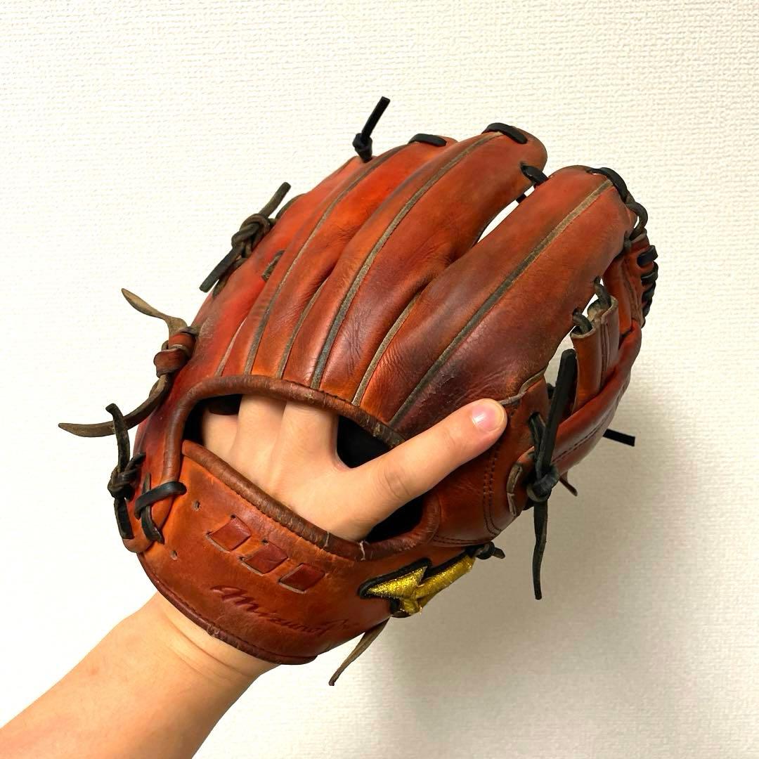 388 ミズノプロ キップレザー 即戦力 硬式 内野手用グローブ