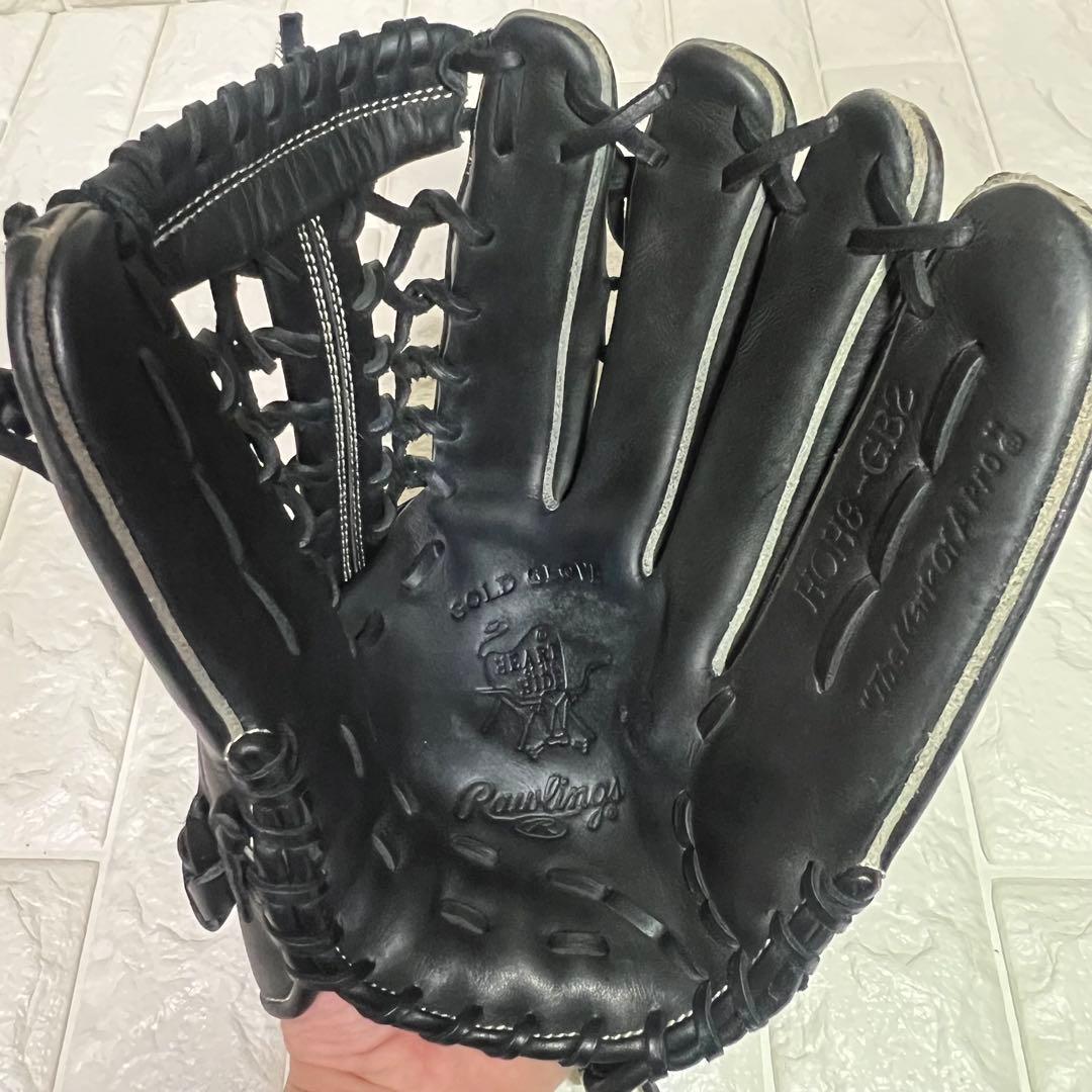 RAWLINGS 外野手用グローブ　ブラック