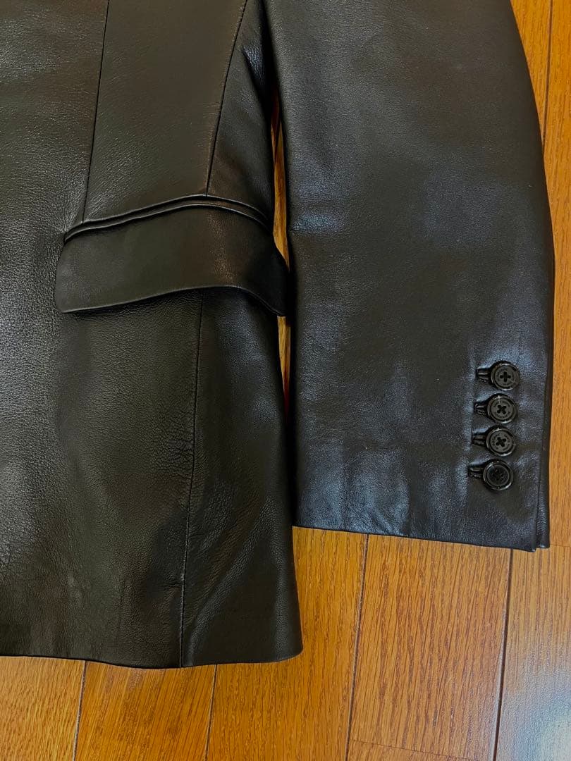 【美品】バーバリーブラックレーベル ラムレザージャケット 黒 Sサイズ