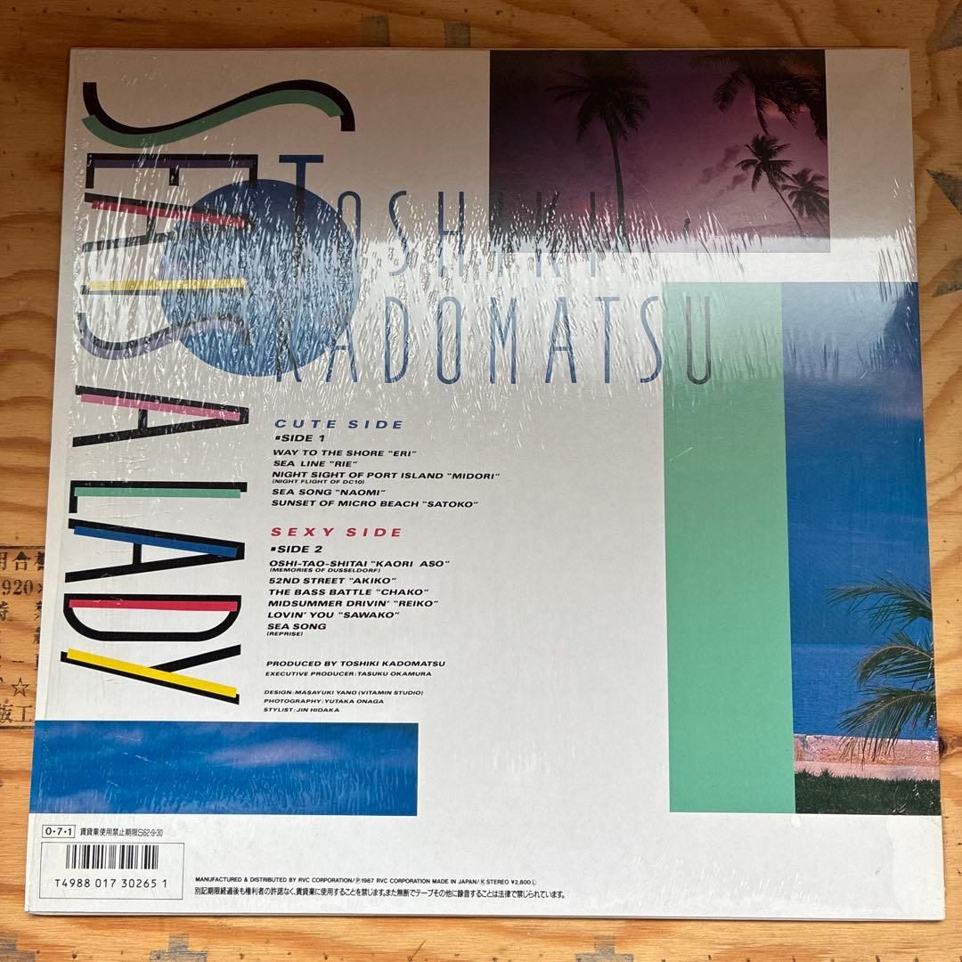 角松敏生　SEA IS A LADY レコード　LP album
