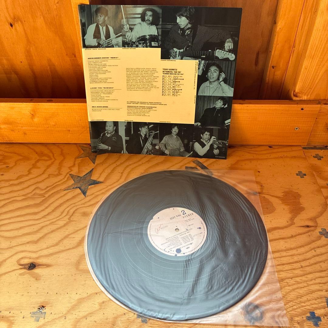 角松敏生　SEA IS A LADY レコード　LP album