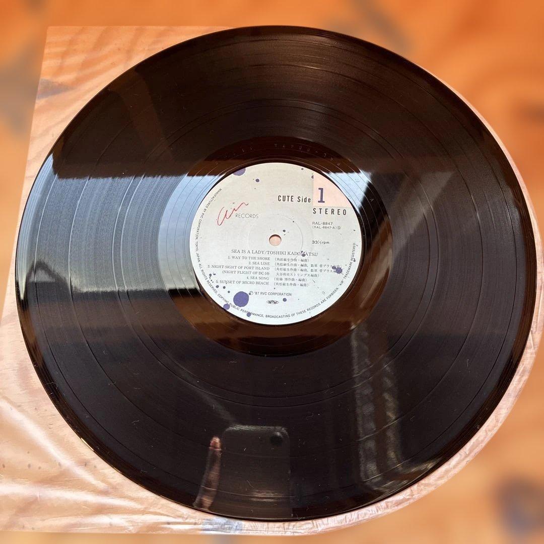 角松敏生　SEA IS A LADY レコード　LP album