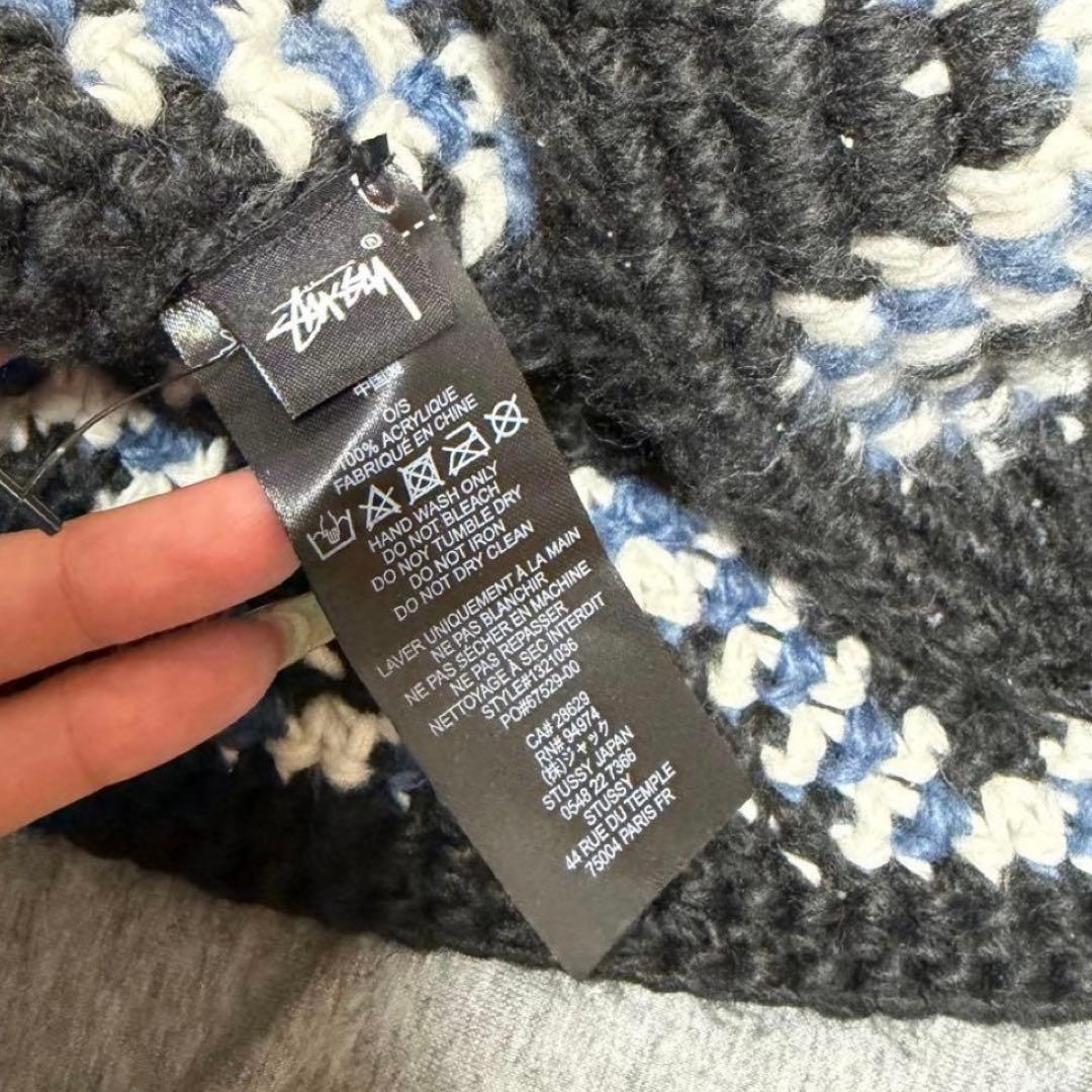 STUSSY クラッシャーハット　バケットハット　ニット帽