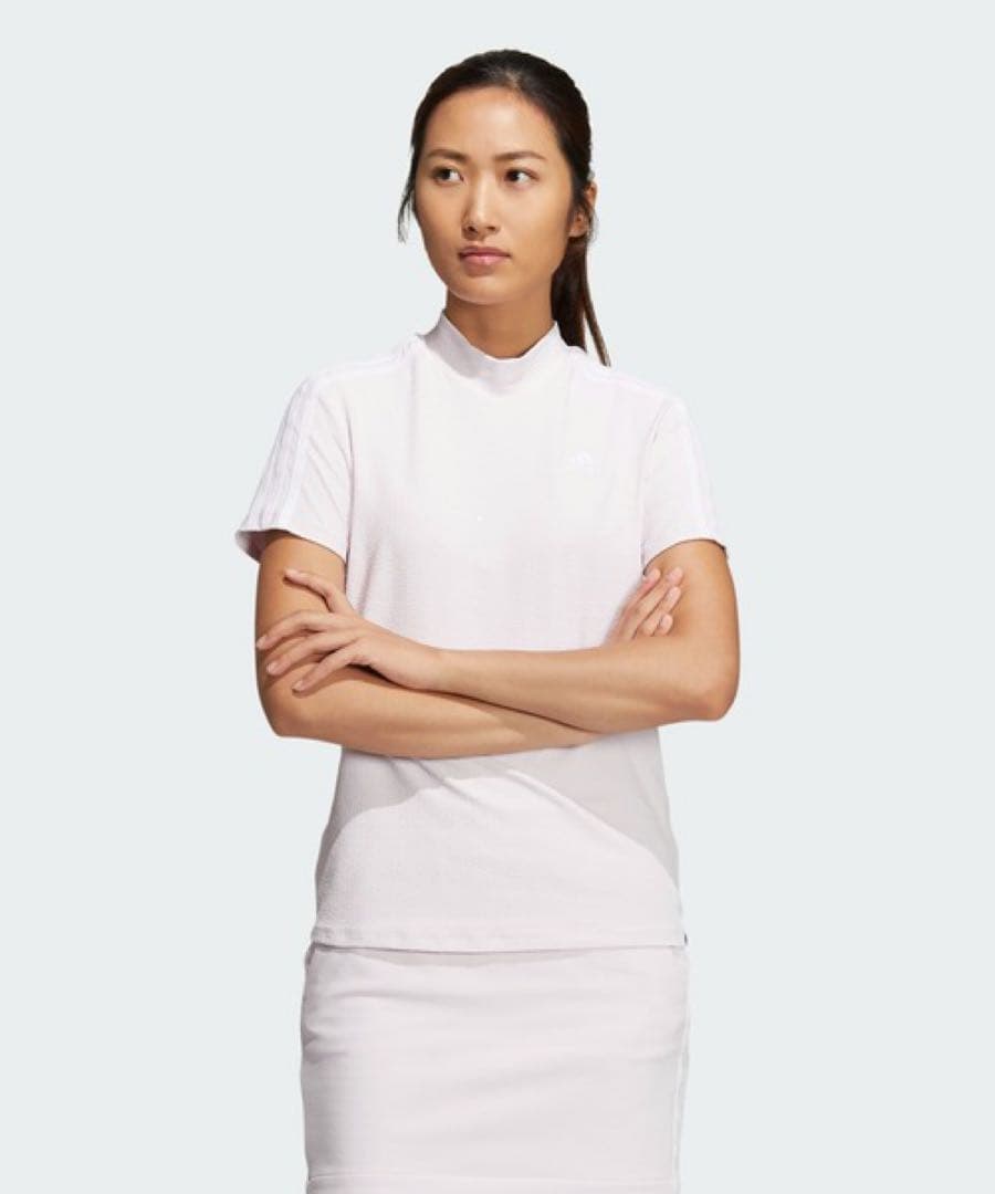 adidas golf セットアップ　ピンク　M