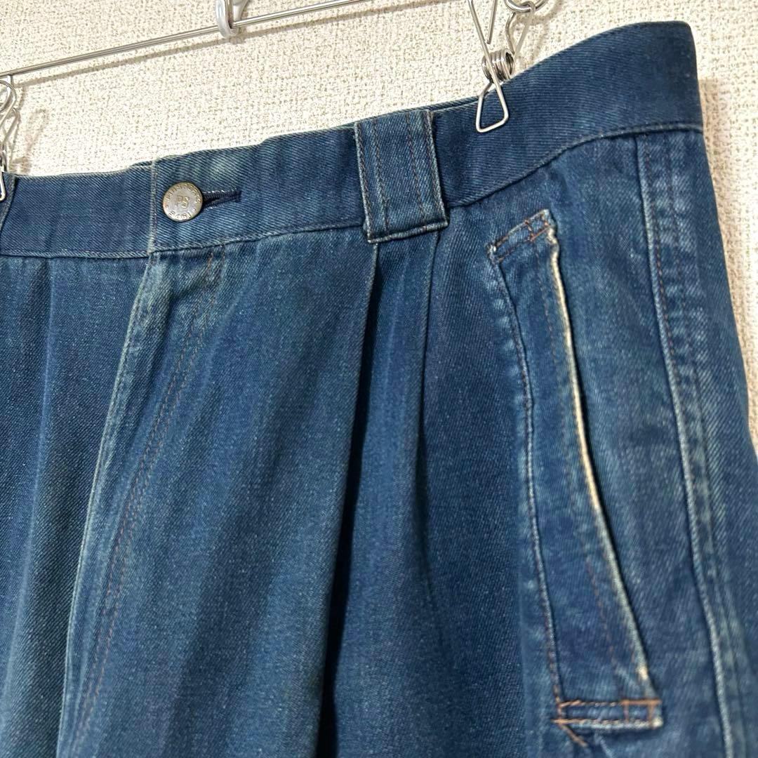 vintage デニムジャケット セットアップ 上下 インディゴ 刺繍 ジャージ