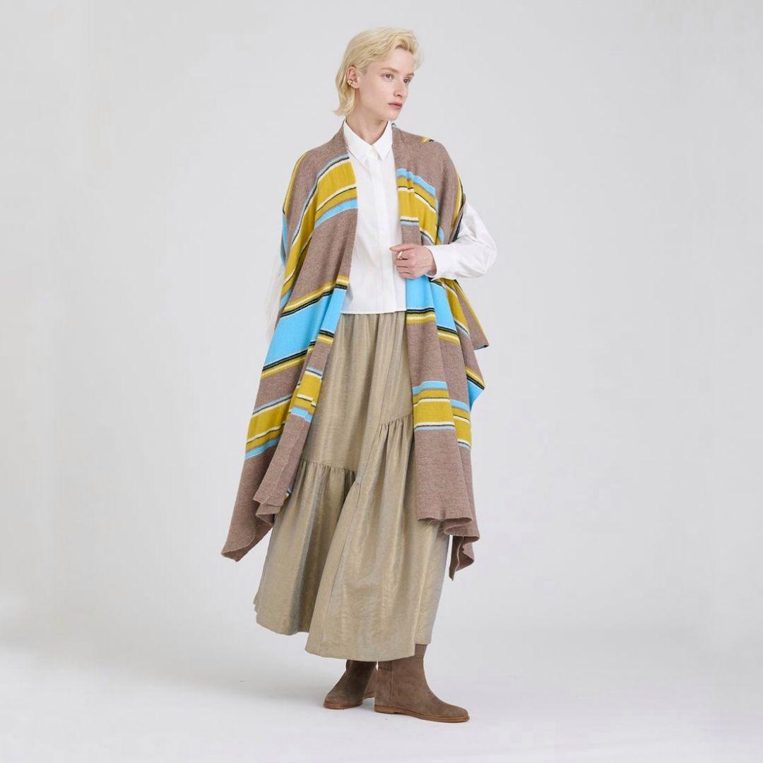美品✨️ ハウスオブロータス 24AW フェルトストールジレ ウール100% M