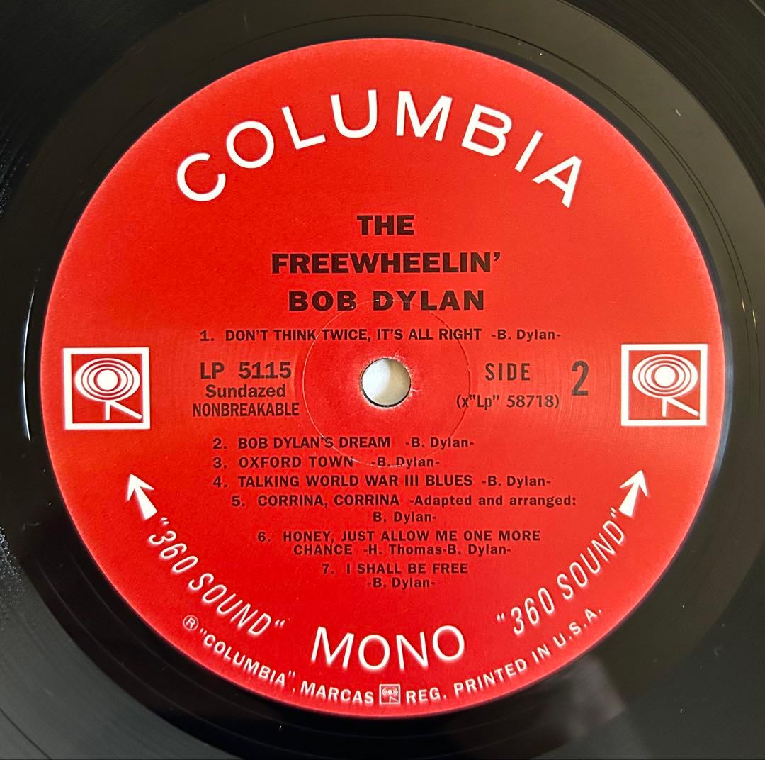 【米LP MONO盤Re】THE FREEWHEELIN' BOB DYLAN