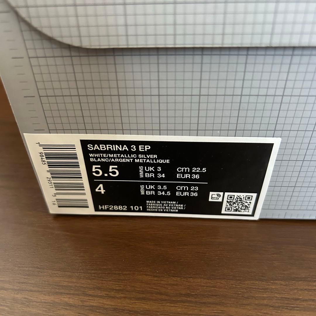 Nike Sabrina3 バスケットシューズ 22.5cm