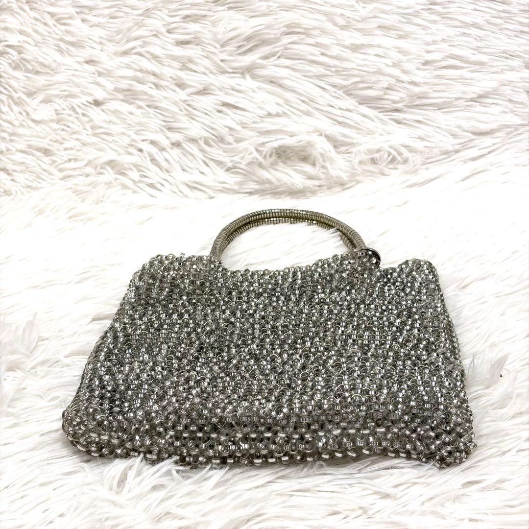 ANTEPRIMA アンテプリマ　ワイヤーバッグ　2WAY シルバー　スクエア