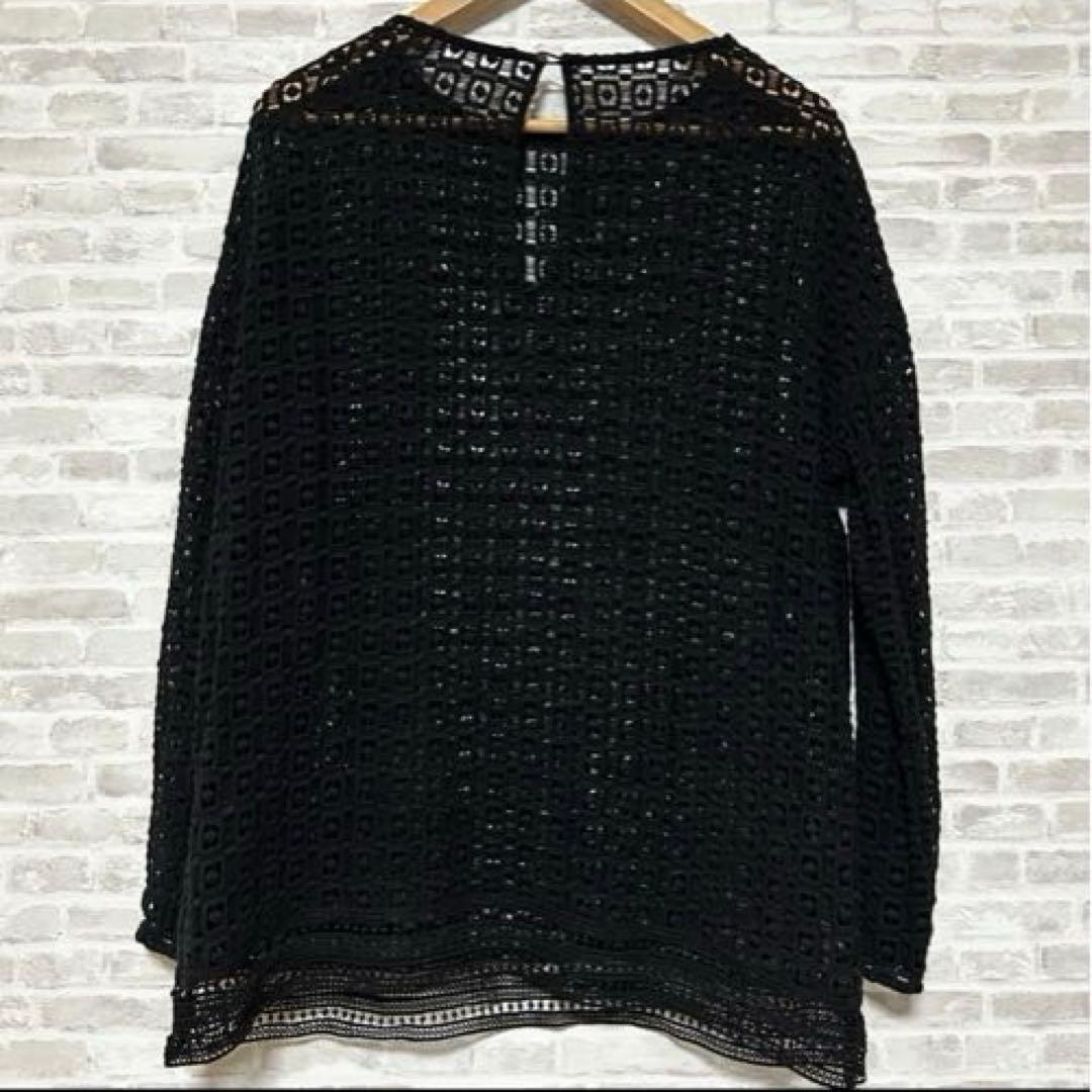 【極美品】ヌキテパブラック 別注トゥモローランド クロシェレースブラウス　完売品