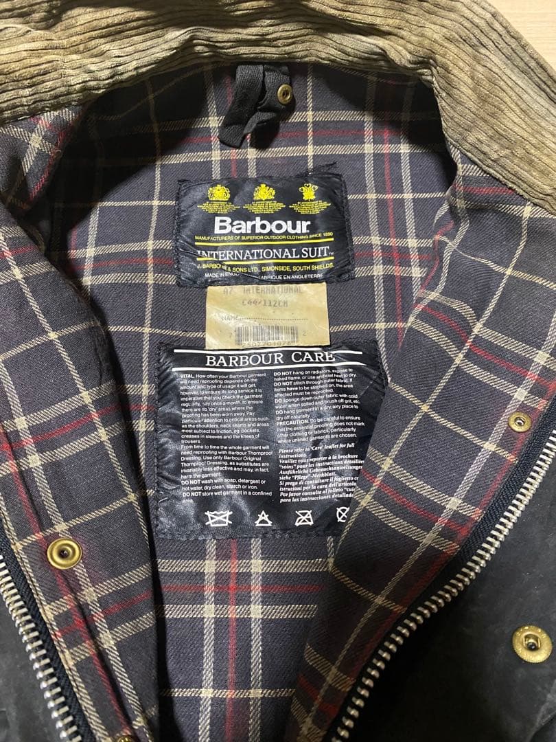 90s Barbour International バブアー 英国製　94年製
