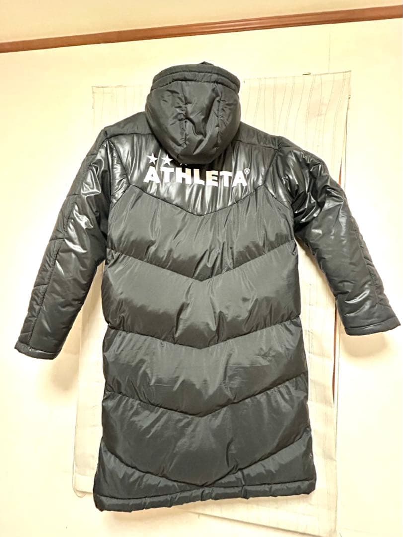 ATHLETA 黒 ベンチコート サイズO