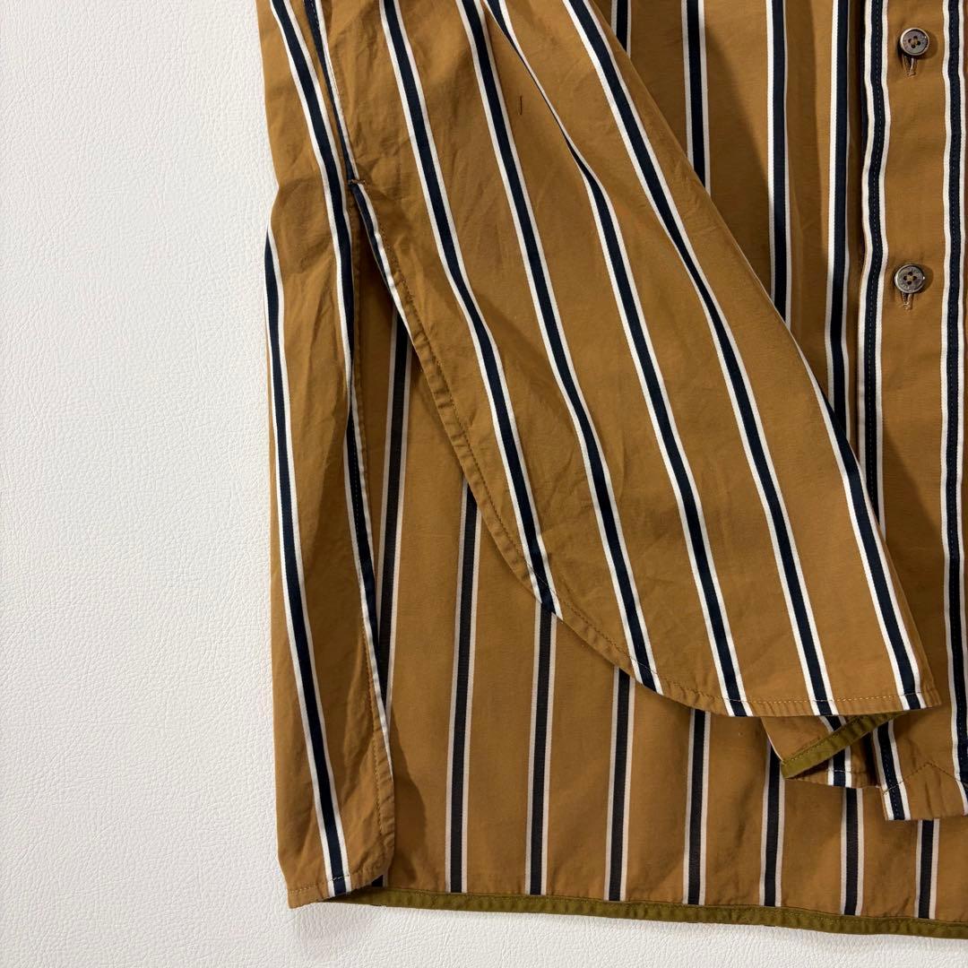 極美品　ティッカ　シャツワンピース　SOMELOS社製　ワイド　ロゴボタン