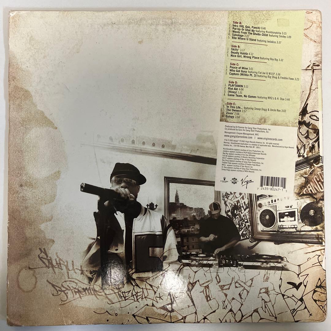 洋楽 US-ORIGINAL Gangstarr The Ownerz 3LP