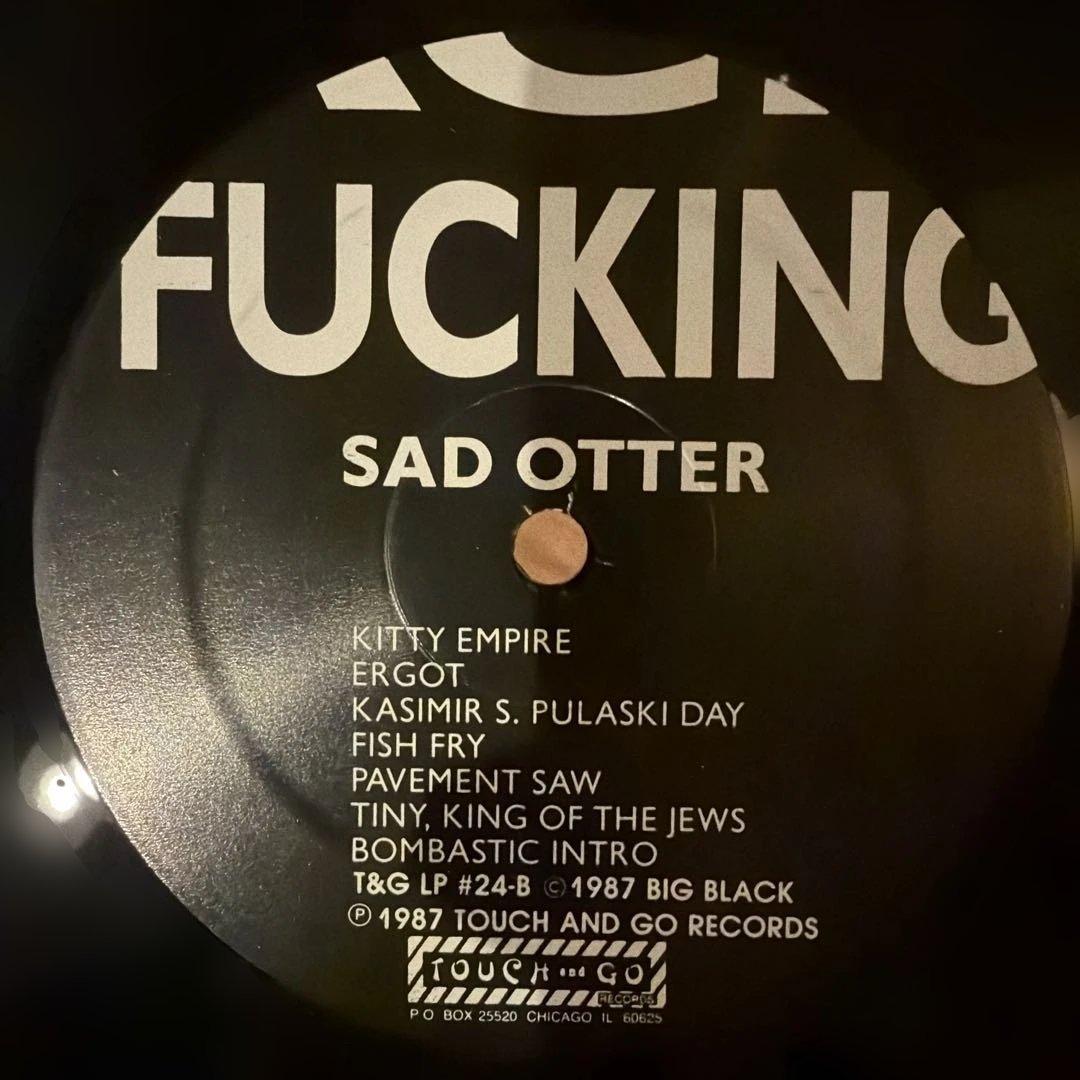 BIG BLACK - SONGS ABOUT FUCKING レコード