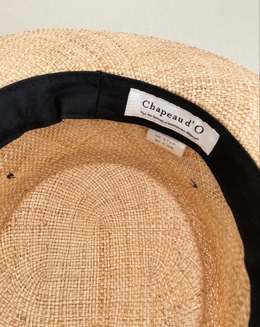 Chapeau d' Oシャポードオーカンカン帽麦わら帽子ストローハット