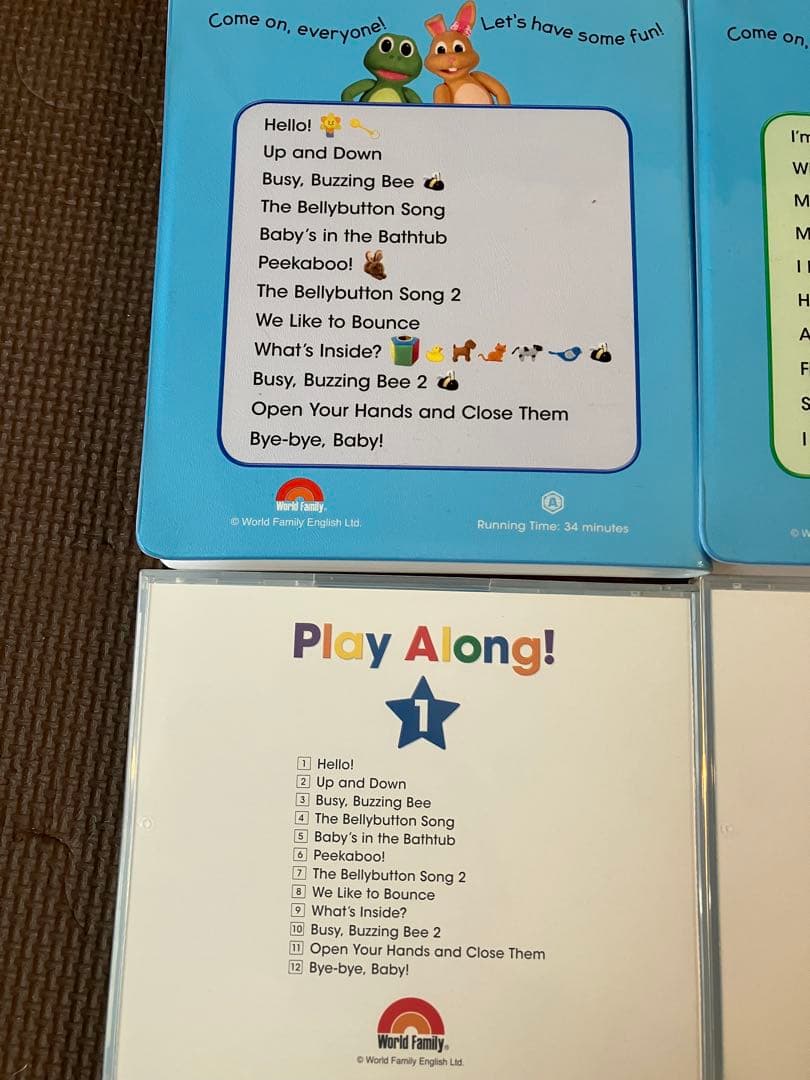 美品DWE プレイアロング　Play Along! 1, 2, 3 CD DVD
