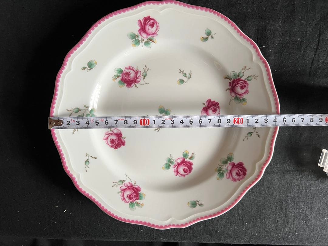 リチャードジノリ　アンティックローズ　プレート　24.5cm