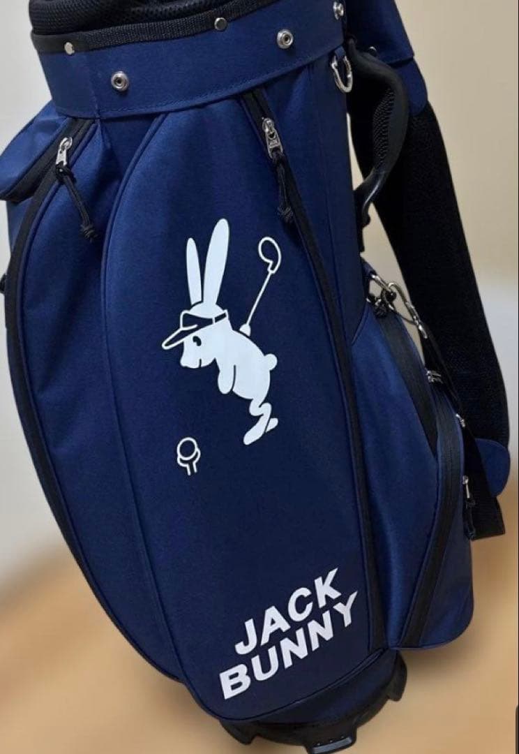 JACKBUNNY ネイビー ゴルフバッグ