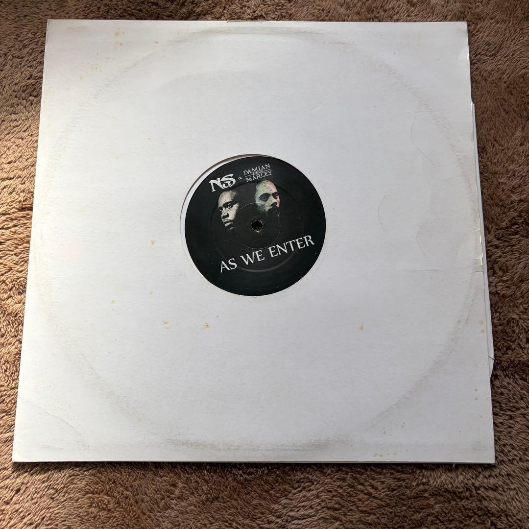 Nas & Damian Marley AS WE ENTER レコード　レア盤