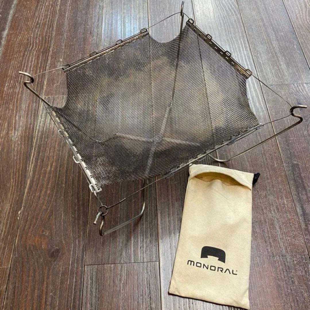 MONDRAL モノラル 焚き火台 クロス交換済 キャンプツーリング