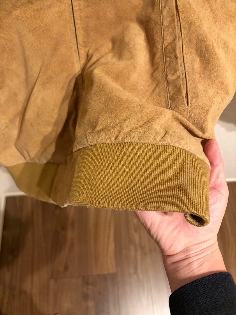 Supreme 12SS Suede Bomber Jacket レザー