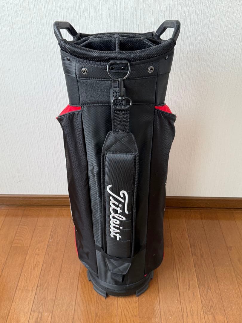 Titleist STADRY14分割カートバッグ 黒/赤