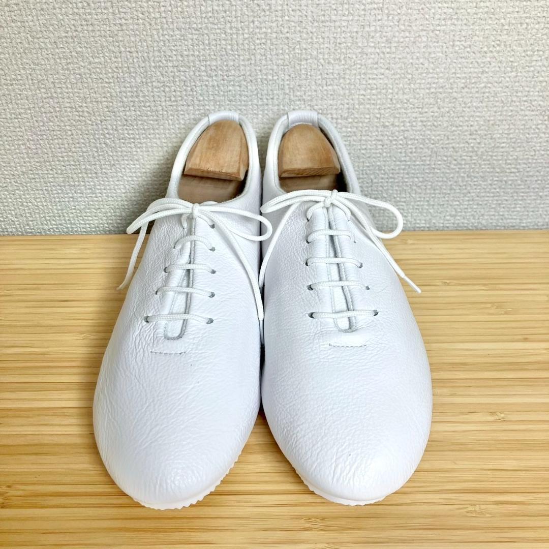 【未使用品】CROWN クラウン バレエシューズ ホワイト 25cm