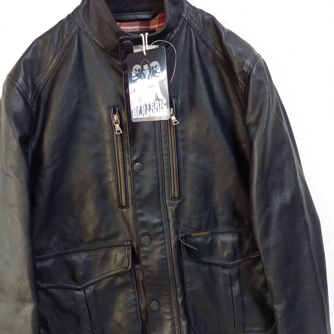 フォロ割【タグ付き未使用品】ヒステリックグラマー レザージャケット ライダース