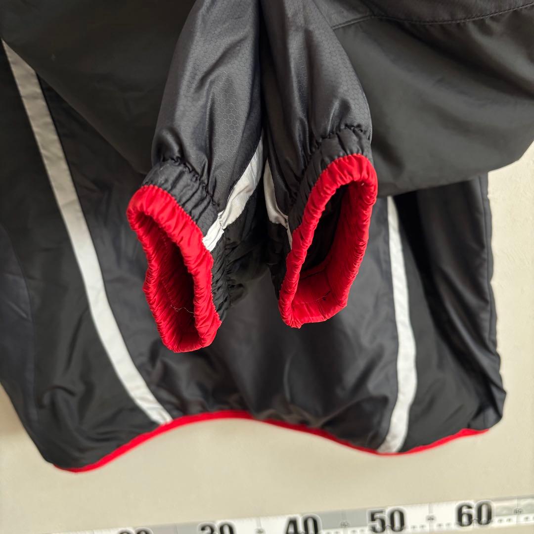 ピステ ナイキ NIKE ナイロンジャケット 黒 赤 白 XL 大きめ ビック