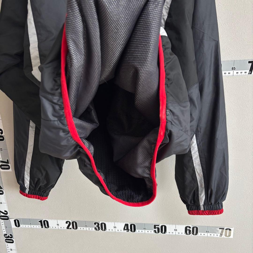 ピステ ナイキ NIKE ナイロンジャケット 黒 赤 白 XL 大きめ ビック