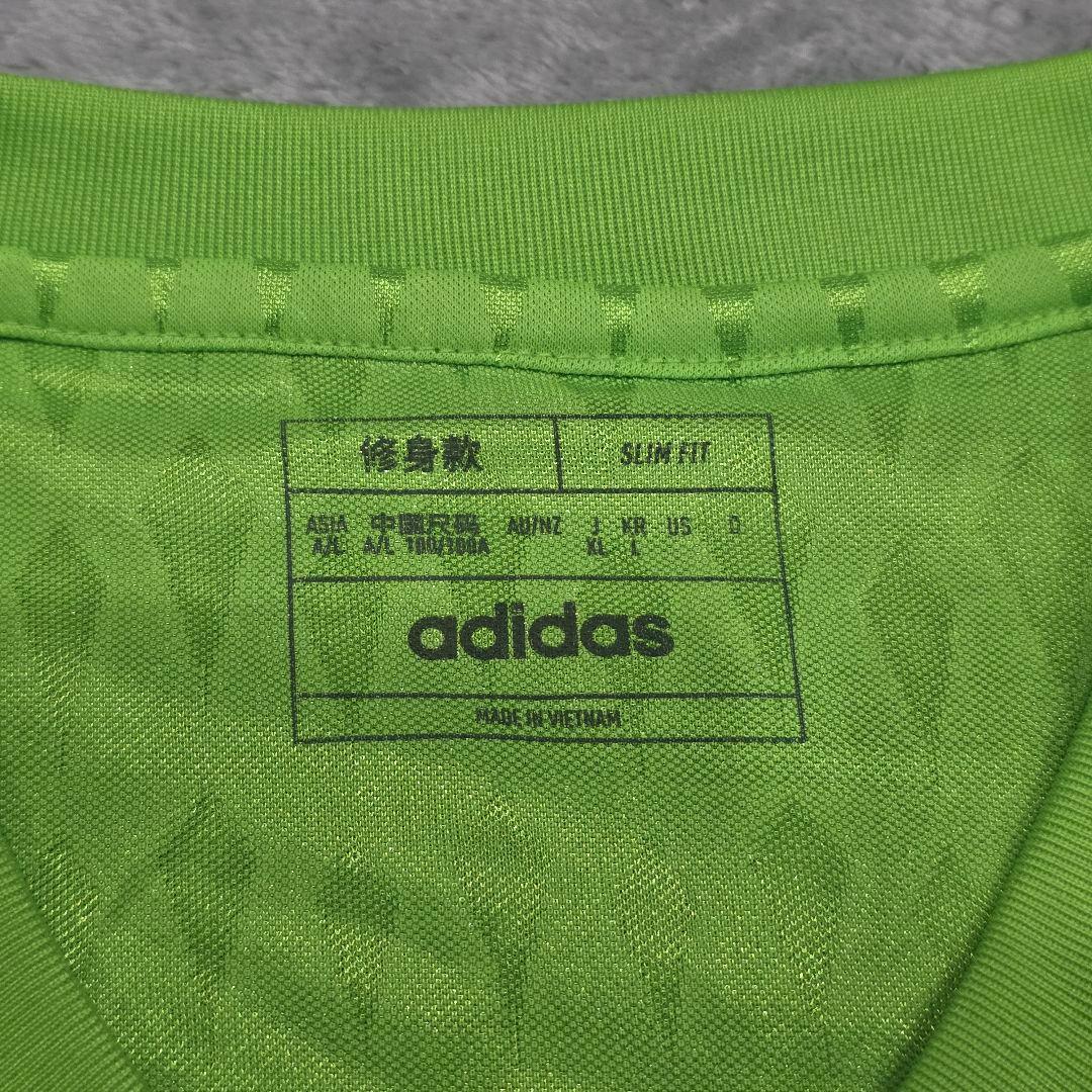 松本山雅　ユニフォーム　上下セット　XL　adidas　アディダス　黄緑