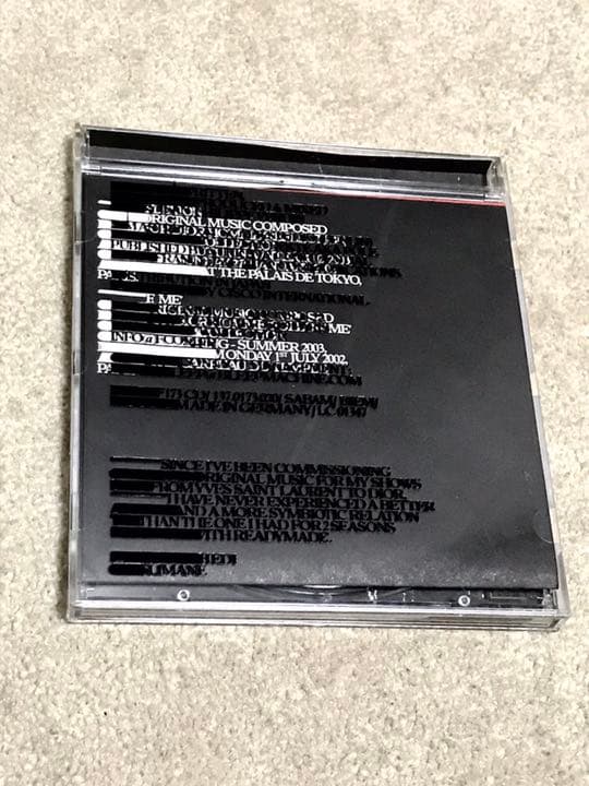 【再値下げ】DIOR HOMME ショーミュージック CD レア非売品