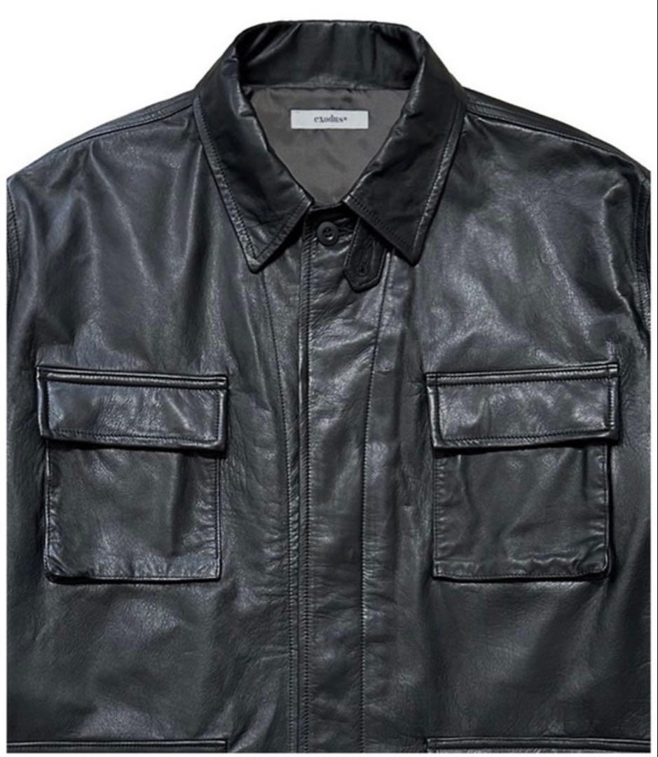 exodus BDU LEATHER JACKET エクソダス レザージャケット