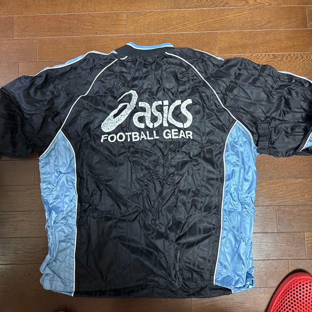 川崎フロンターレ　asics ピステ上下セット 黒/青