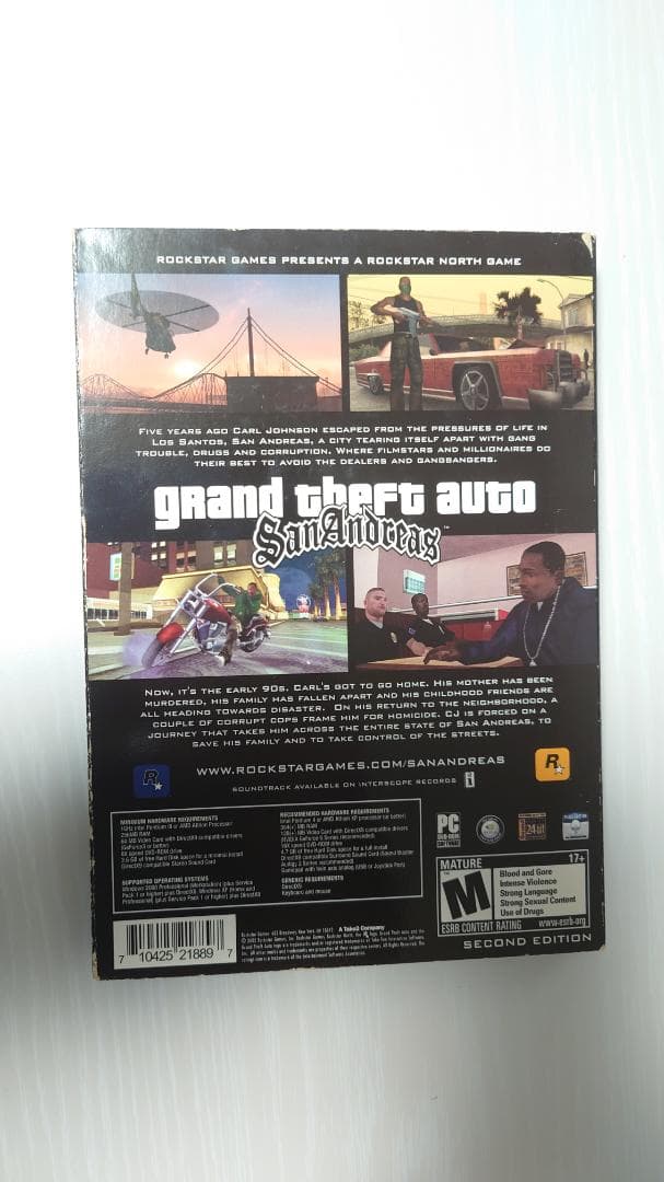 PC Grand Theft Auto SA SecondEdition 北米版