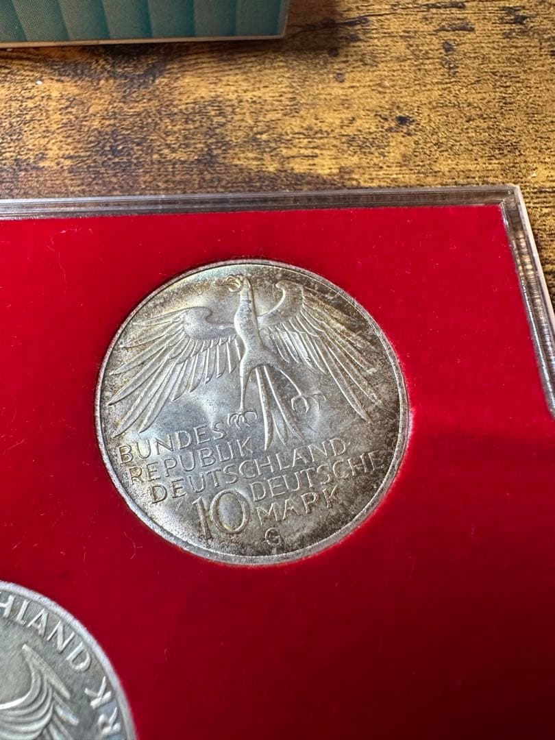 ミュンヘンオリンピック記念 10マルク銀貨5枚セット