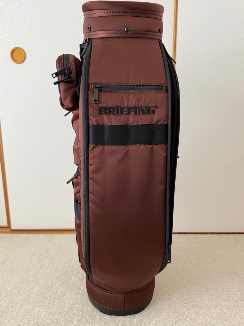 未使用タグ付きBRIEFING CR-6 限定ブラウン ヘッドカバー2点付