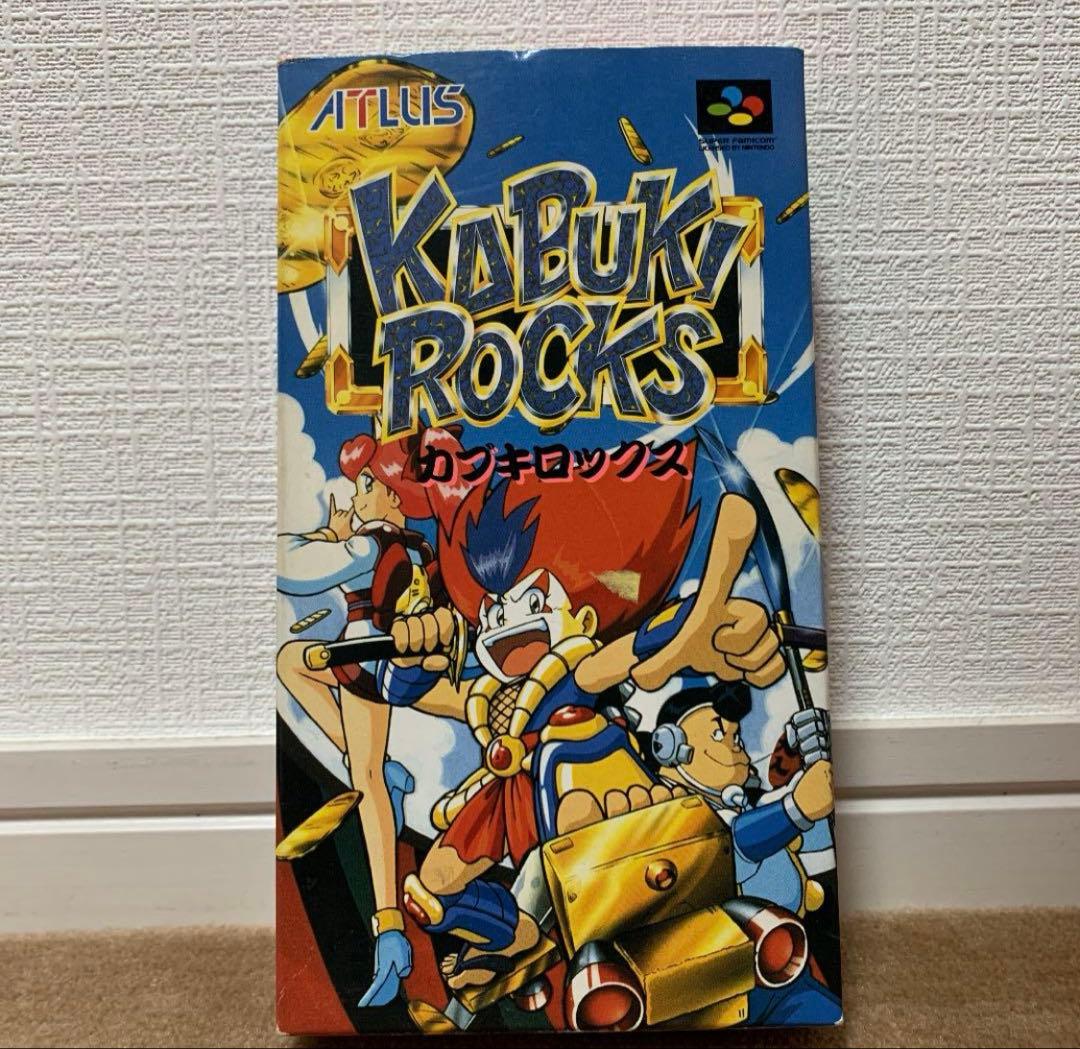 r*i様 【起動確認済み】【美品】カブキロックス　 スーパーファミコン