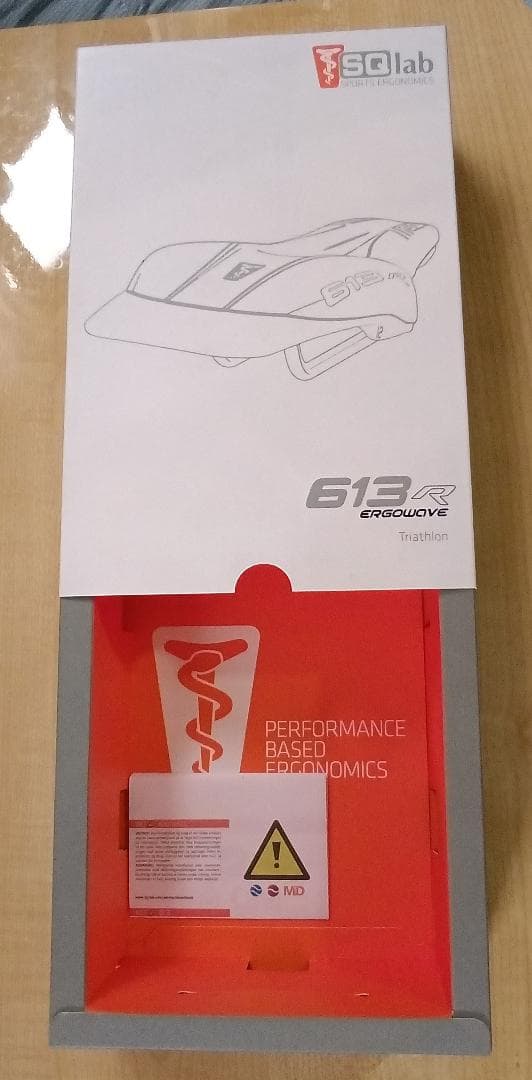 パーツ SQlab Saddle 613 ERGOWAVE R Carbon 12cm