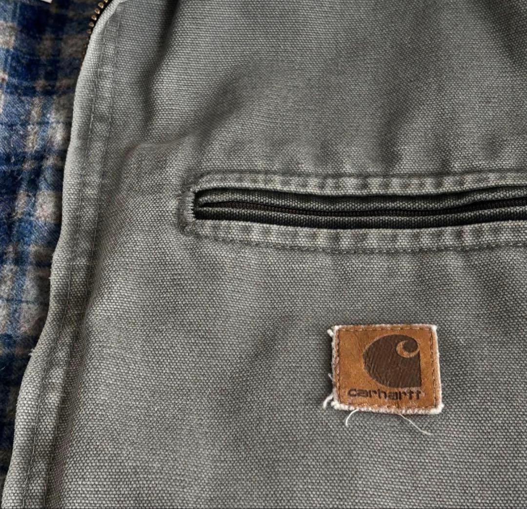 野村訓市 Carhartt デトロイトジャケット USA製 グレー　J97MTL