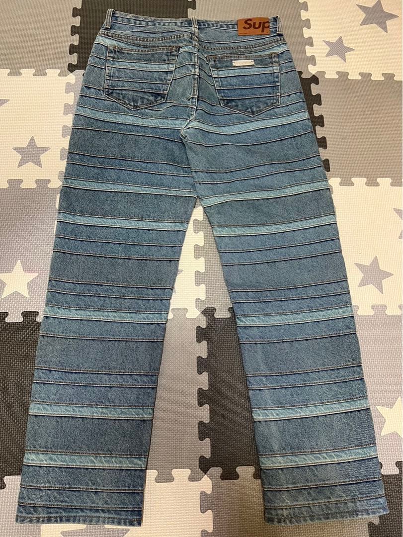 パンツ supreme layered denim layered jean