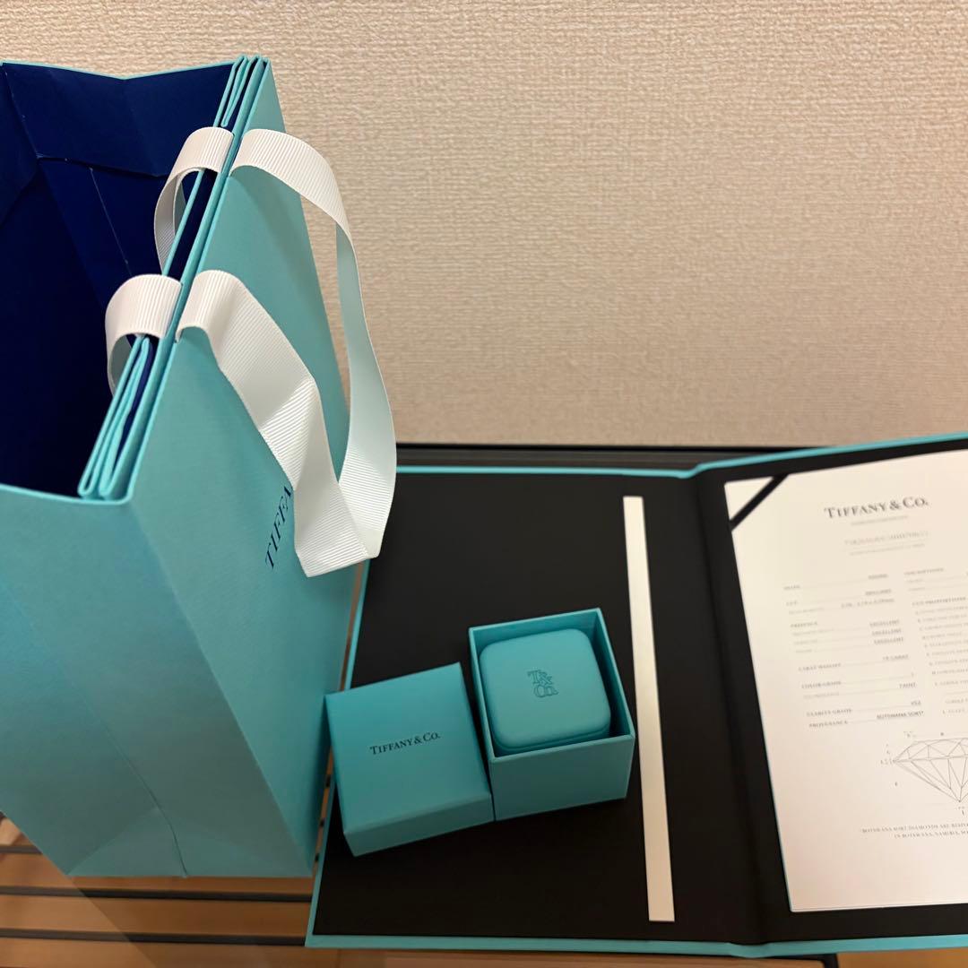 新品 Tiffany セッティング 3EX 8号