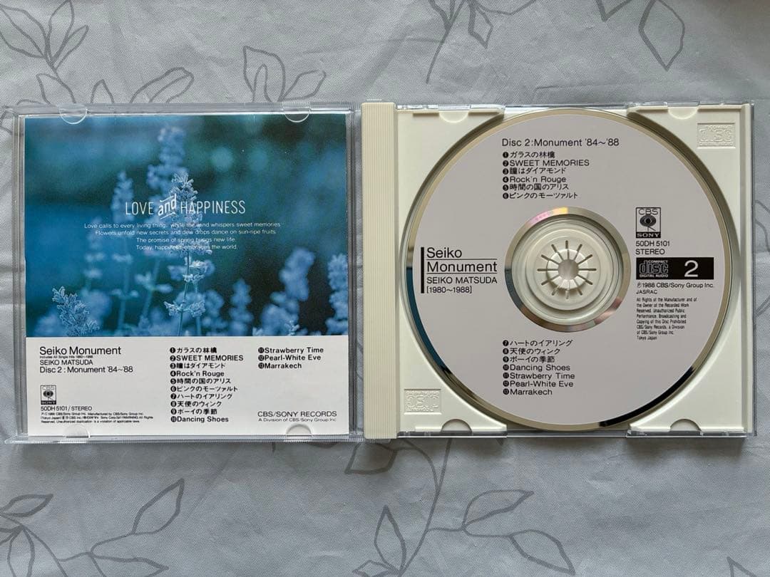 Seiko Monument 松田聖子 CD3枚組ボックスセット